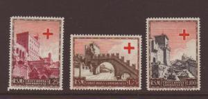 San Marino  Sas369-71 MLH stamps cat