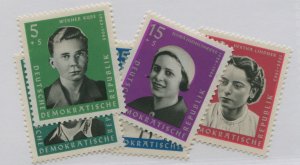 GERMANY DDR  B71-75   MNH