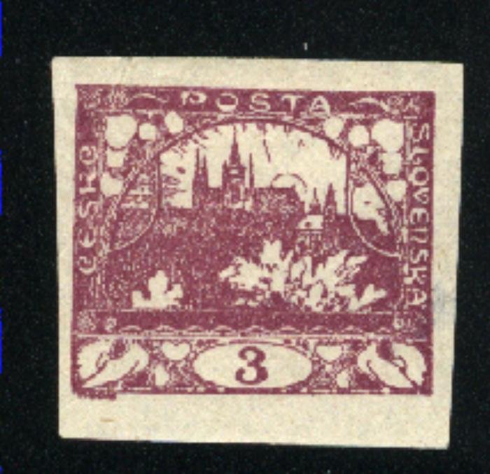 Czechoslovakia #1   Mint VF 1918-19 PD