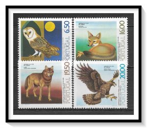 Portugal #1462-1465 Protection Of Species Set MNH