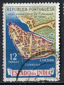 Portuguese India; 1956: Sc. # 548: O/Used Single Stamp