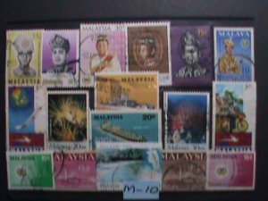 ​MALAYSIA STAMP:1965 FAMOUS PEOPLE AND PICTORIA STAMPS - USED VERY FINE #M-10