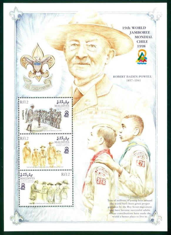 Maldive Islands Scott #2329 MNH Scouting World Jamboree 1998 CV$6+