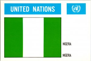 United Nations, Worldwide Government Postal Card, New York, Flags, Nigeria