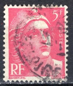 France; 1947: Sc. # 542A; Used Single Stamp
