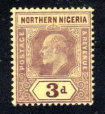 Northern Nigeria #32, VF Unused, CV $4.50  ...  4540036