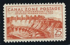 Canal Zone Scott #134 Mint 25c  25th Anniversary 2019 CV $27.50