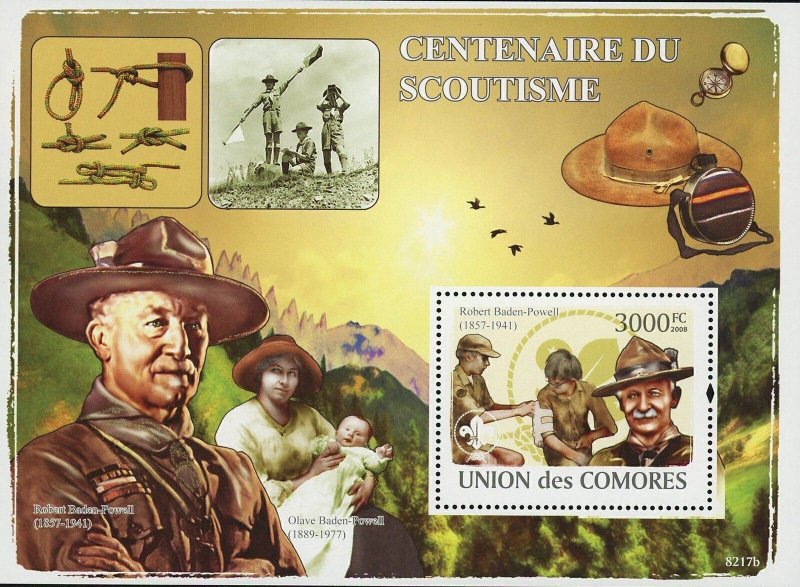 Robert Baden-Powell Internacional Scouting Sov. Sheet MNH