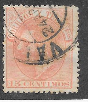 Spain #252  15c  (U) CV $0.25
