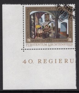 Liechtenstein   #652   cancelled  1978   Vaduz castle 70rp