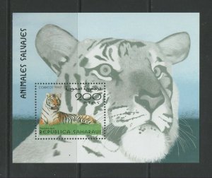 Thematic Stamps Animals - SAHARA 1997 WILD ANIMALS MIN SHEET mint