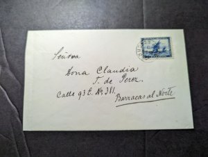 1892 Republic of Argentina Cover Buenos Aires to Barracas al Norte