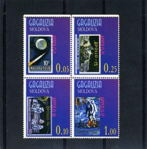 Gagauzia Moldova Space Apollo (4) stamps Perforated mnh.vf