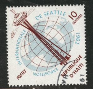 Haiti  Scott 496Used CTO 1962  stamp