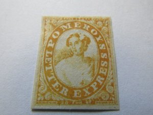 US Local Stamps 1844, Scott # 117L5 Pomeroy's Letter Express 5c Orange-S...