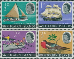 Pitcairn Islands 1964 SG36-39 Boats Bird MNH