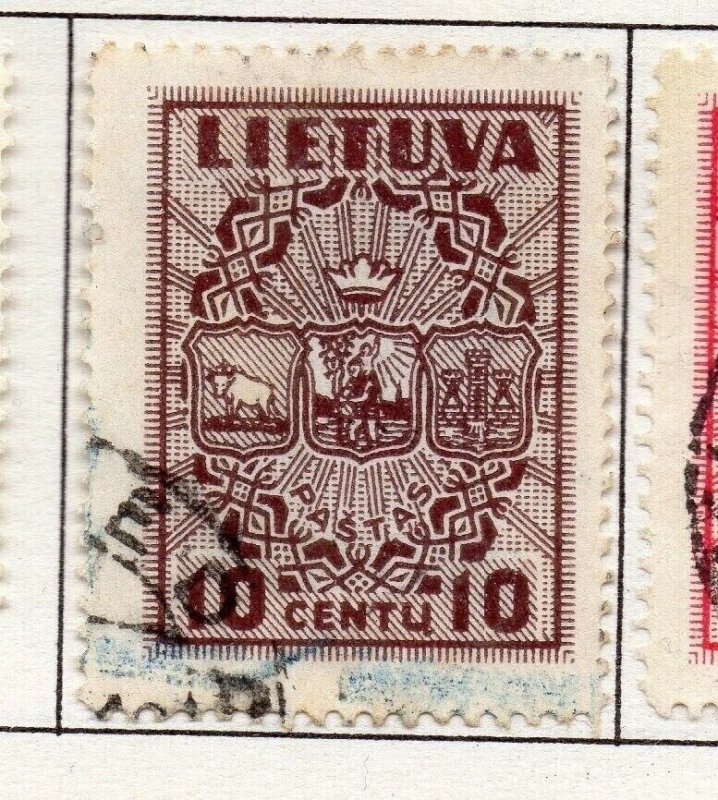 Lithuania 1934 Early Issue Fine Used 10c. 174711