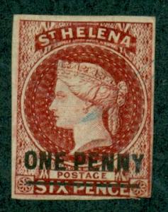 St. Helena #8  Used  Scott $250.00