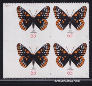 BOBPLATES #4603 Butterfly Block VF MNH SCV=$6