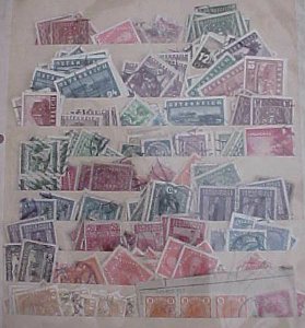 AUSTRIA  STAMPS  240 INCLUDES DUPLICATES   1909-1940 USED