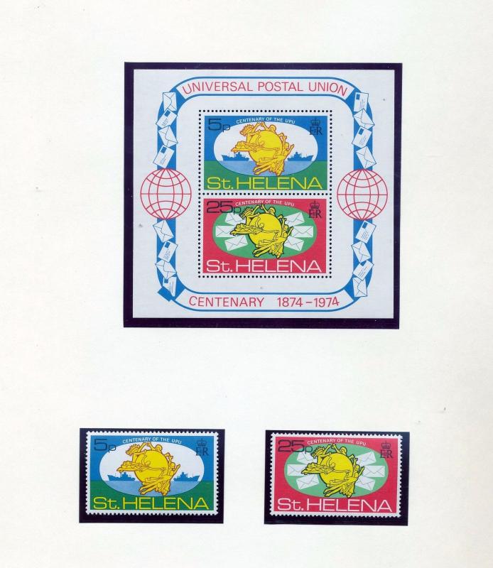 ST HELENA 1971/78 Ships Military Wildlife MNH (50+) SK 275