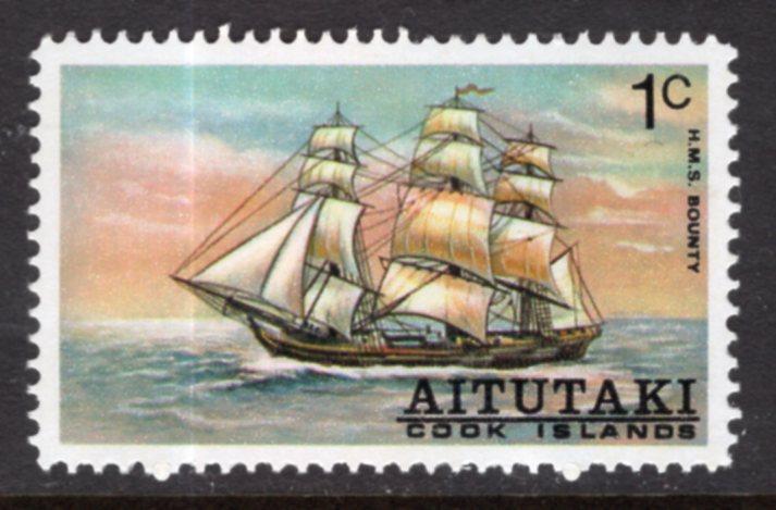 Aitutaki 97 Sailing Ship MNH VF