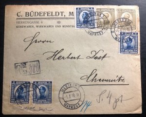 1923 Maribor Yugoslavia Commercial Cover To Chemnitz Germany