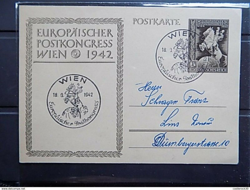 R) 1942 GERMANY, WHOLE POSTAL, GERMANY 