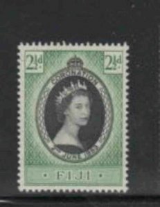 FIJI #145 1953 CORONATION ISSUE MINT VF LH O.G aa