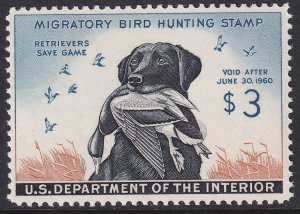 RW26 U.S. 1959 Federal Duck Stamp $3.00 MNH CV $130.00