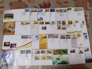 India 2015 Year Pack of 30 FDCs on Mahatma Gandhi Joints Issue Space Wildlife An