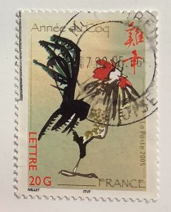 France 2005 Scott 3091 used - Chinese New Year, Year of the Rooster