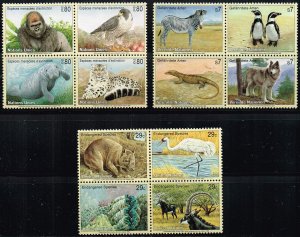 United Nations 1993,Sc.#623a; 146a, 231a MNH Endangered Species