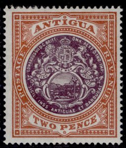 ANTIGUA EDVII SG33, 2d dull purple & brown, M MINT.