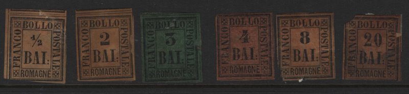 ROMAGNA STAMPS MIXED CONDITIONS AS A LOT