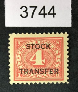 US STAMPS # RD3 REVENUE MINT OG NH CAT. $  LOT #3744