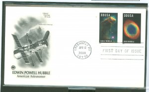 US 3384-88 Hubble Space Telescope Postal Society, 1st day cachets all 3 are unaddressed.