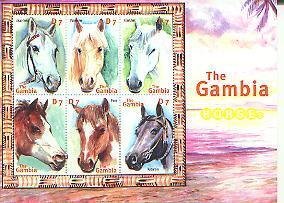 Horses,  S/S 6 (GAMB2443)*