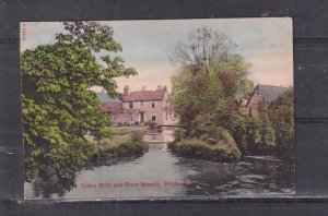 GREAT BRITAIN, 1907 ppc. MITCHAM, GROVE MILLS to BLOEMFONTEIN, SOUTH AFRICA.