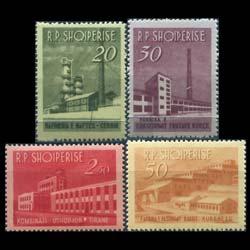 ALBANIA 1963 - Scott# 697-700 Industrial Set of 4 LH