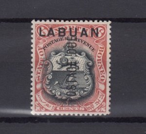 Labuan 1901 6c Postage Due p13.5/14 SGD5 MNG BP10034