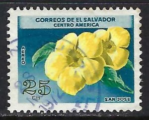 El Salvador C217 VFU FLOWER I757-7