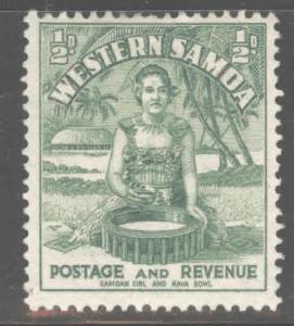 Western Samoa Scott 166 MH*