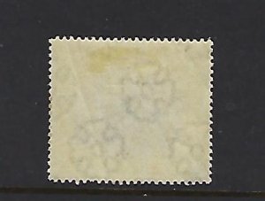 PAPUA NEW GUINEA SCOTT #19- 1907  SMALL  OVER PRINT 1/2D (YELLOW GREEN) -MINT LH