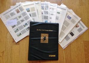 IRELAND:  8 Sealed Album Page Packages & Binder; 1986-1994 Irish Post