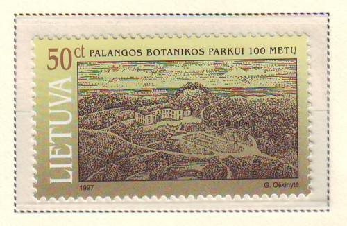 Lithuania Sc 573 1997 Palanga Park stamp mint NH