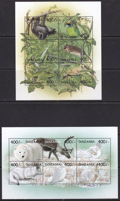 Tanzania, Fauna, Birds, Animals MNH / 1999