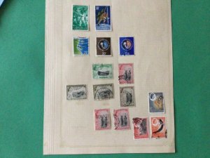 tanganyika & swaziland stamps sheet ref 17768