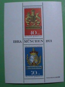 GERMANY STAMP: 1973 SC#B502  IBRA MUNCHEN'73-STAMP EXHIBITION  -MNH STAMP S/S