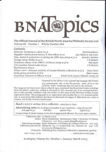BNA Topics, Whole No. 494, Vol. 60, No. 1, First Quarter ...